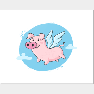 When pigs fly Posters and Art